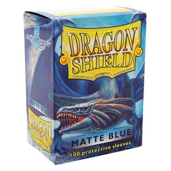 Matte Blue Standard Sleeves (100) Dragon Shield