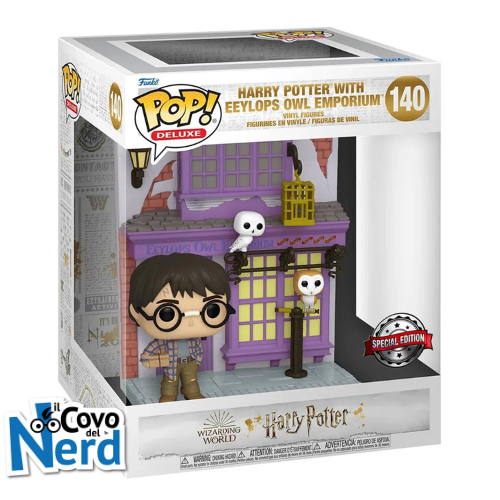 Funko POP! Deluxe: Diagon Alley - Harry Potter w/Eeylops Owl Emporium 140