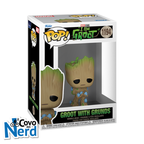 Funko POP! Marvel: I Am Groot - Groot w/Grunds 1194