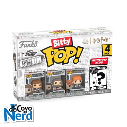 Bitty Pop! Harry Potter: Hermione in Robe 4 Pack