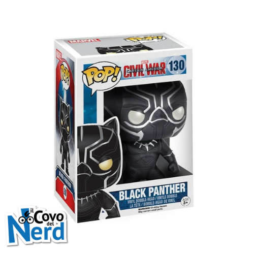 Funko POP! Marvel: Captain America Civil War - Black Panther 130